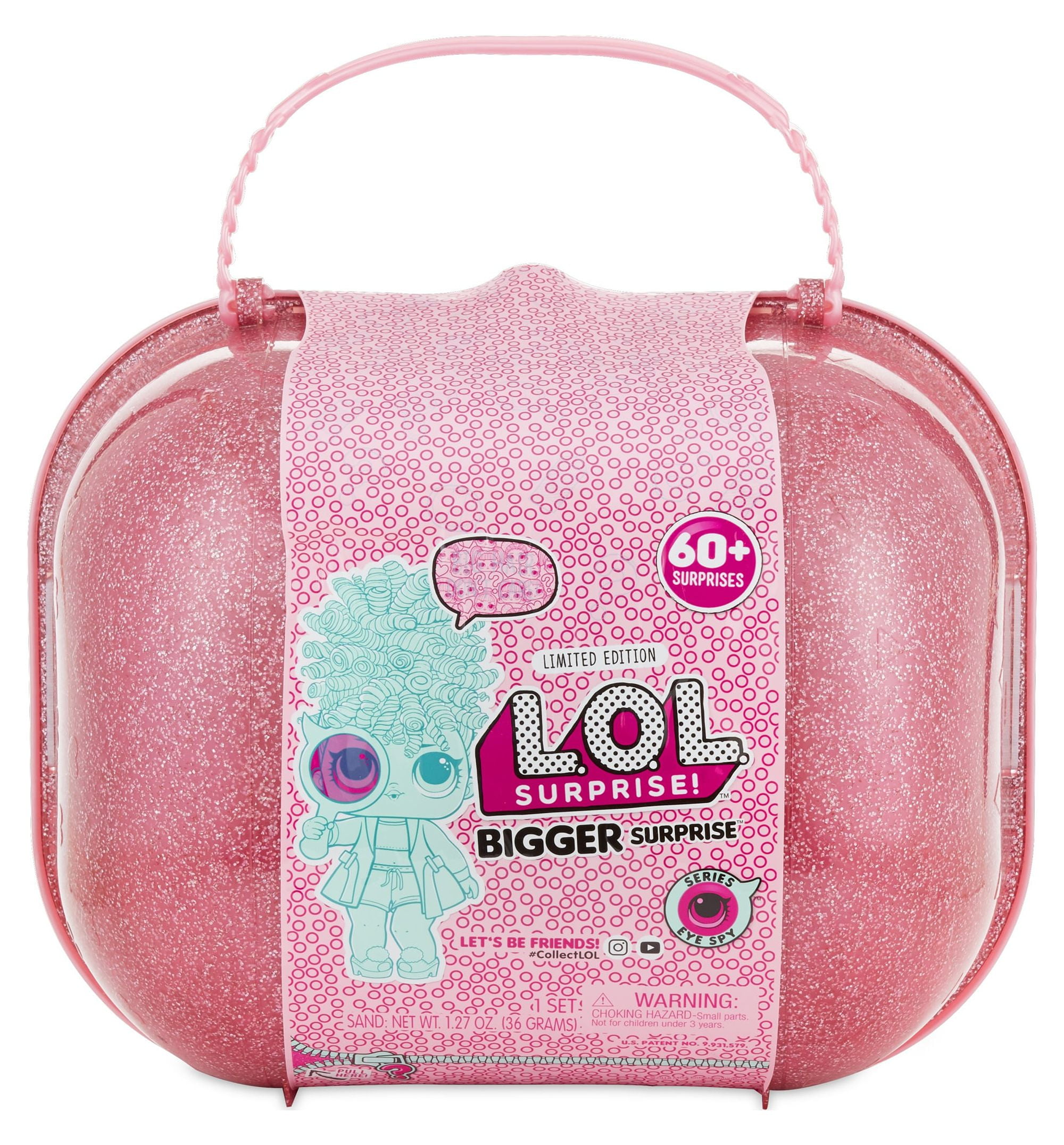LOL Surprise Bigger Surprise Limited Edition 2 Dolls, 1 Pet, 1 Lil Sis with  60 Surprises, Ages 4 and up
