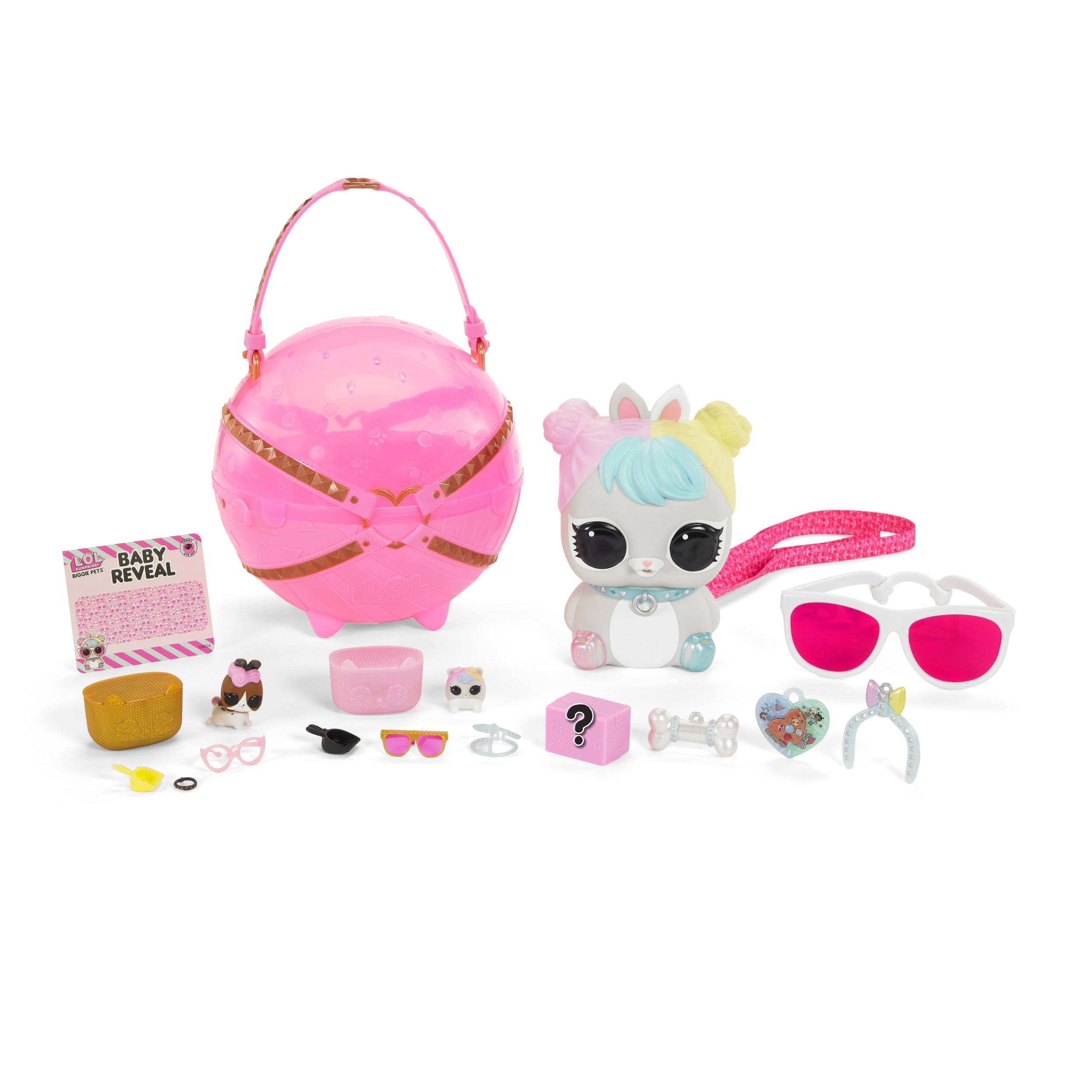 LOL Surprise Biggie Pets- Hop Hop Mini Backpack & Accessories, Great Gift for Kids Ages 4 5 6+ - image 1 of 5