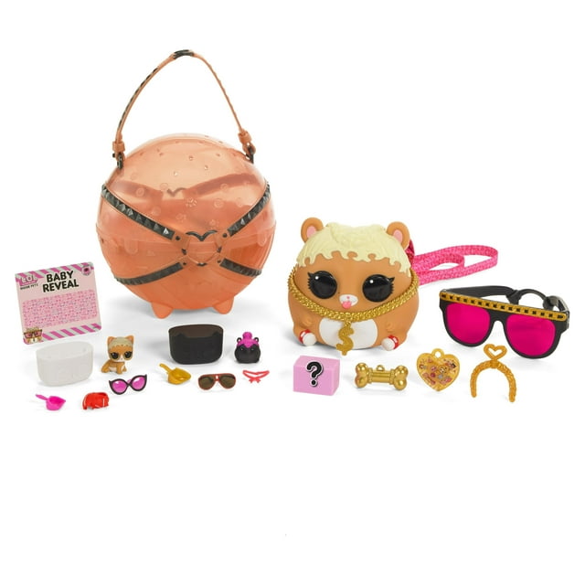 LOL Surprise Biggie Pets - M.C.Hammy Mini Backpack & Accessories, Great Gift for Kids Ages 4 5 6+