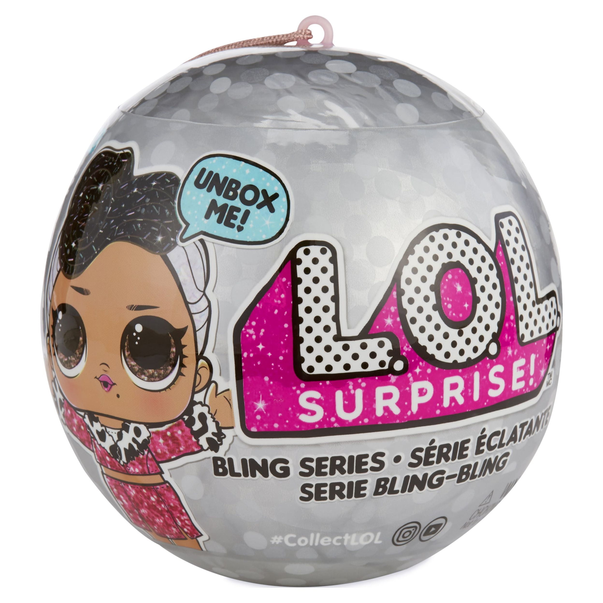 LOL Surprise Bling Series With Glitter Details Doll Display