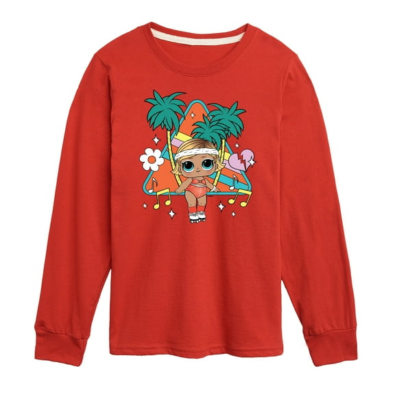LOL Surprise! - Boogie Babe Palm Trees - Toddler And Youth Long Sleeve Graphic T-Shirt