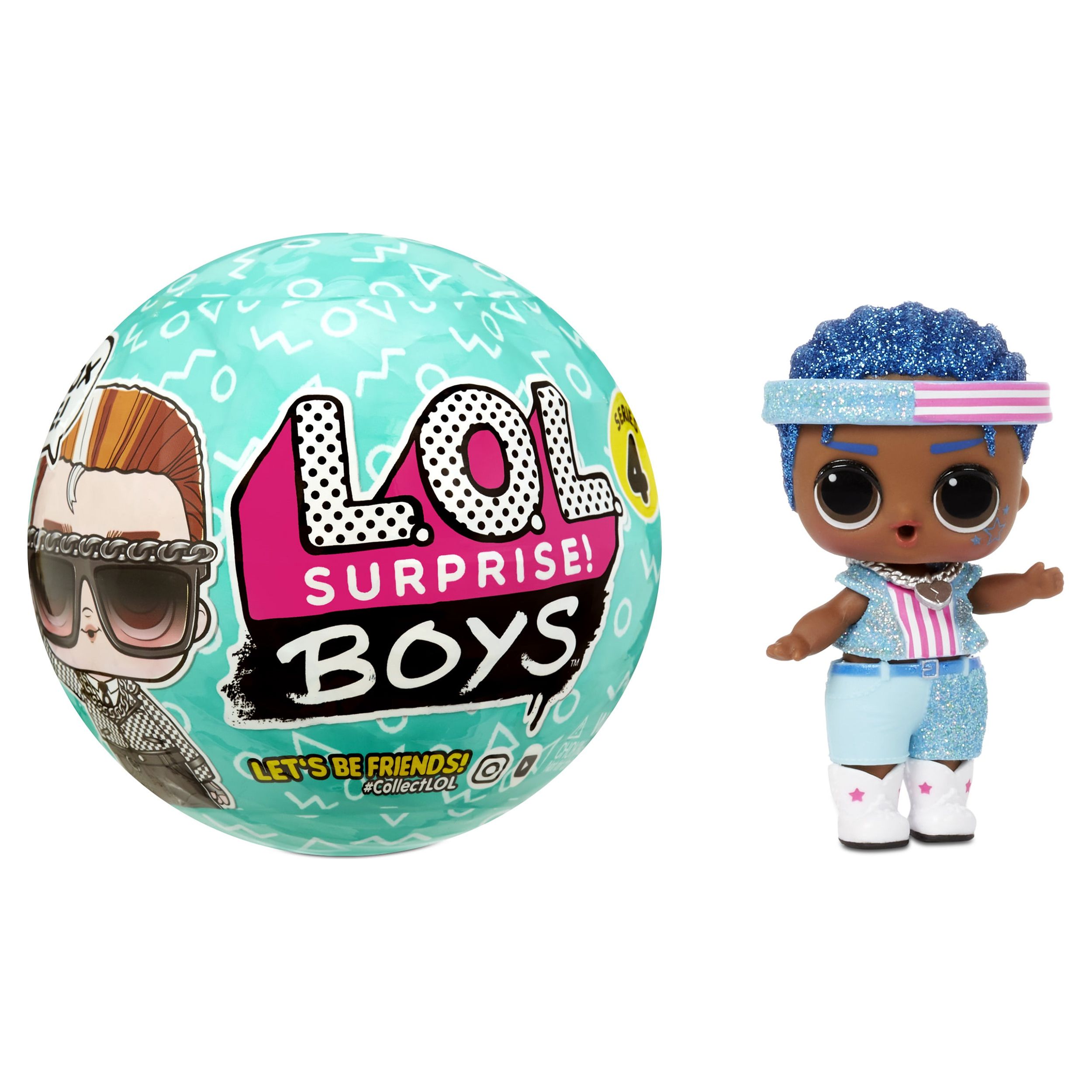 LOL Surprise Boys Series 4 Boy Doll With 7 Surprises, Accessories, Surprise Dolls, Great Gift for Kids Ages 4 5 6+ - image 1 of 7