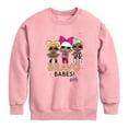thumbnail image 1 of LOL Surprise! - Bravo Babes - Toddler And Youth Crewneck Fleece Sweatshirt, 1 of 4