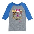 thumbnail image 1 of LOL Surprise! - Bravo Babes - Toddler And Youth Raglan Graphic T-Shirt, 1 of 4