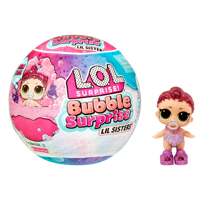 LOL Surprise Bubble Surprise Lil Sisters - Collectible Doll, Baby Sister,  Surprises, Accessories, Bubble Surprise Unboxing, Bubble Foam Reaction