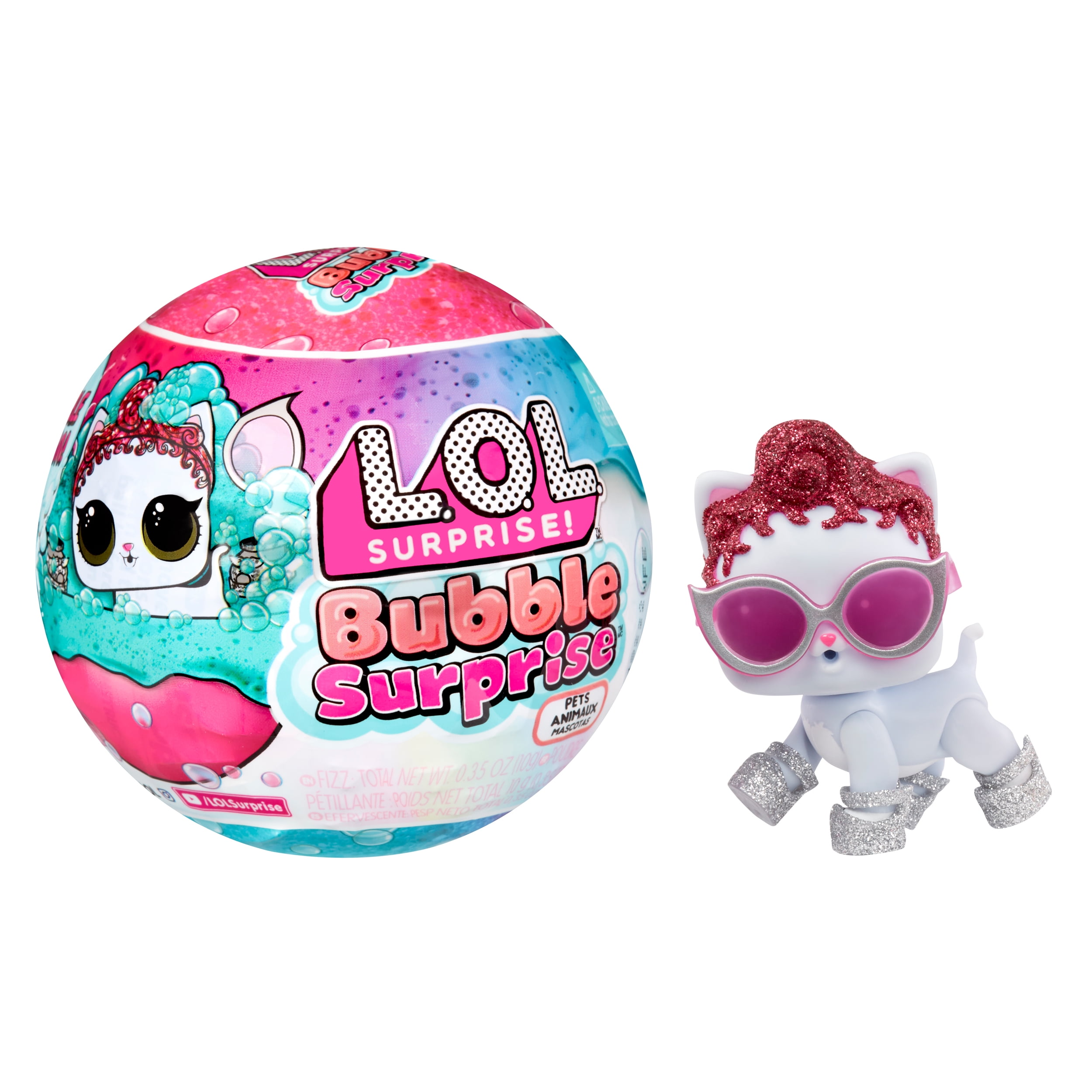 LOL Surprise Bubble Surprise Pets - Collectible Doll, Pet, Surprises,  Accessories, Bubble Surprise Unboxing, Bubble Foam Reaction - Great Gift  for Girls Age 4+ 
