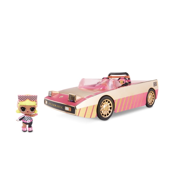 LOL Surprise Car-Pool Coupe Exclusive Doll Included, Surprise Pool & Dance Floor, Ages 4+