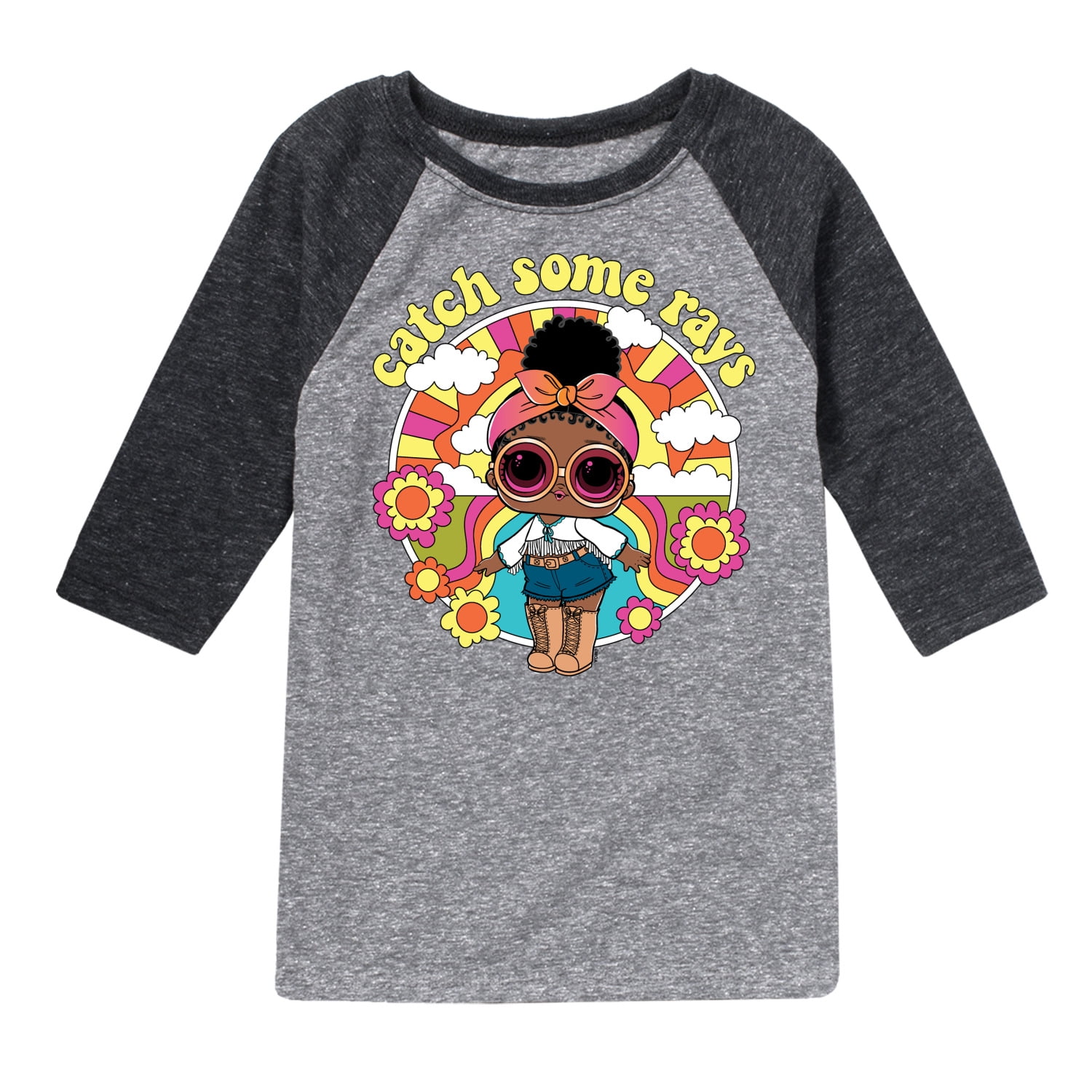 LOL Surprise! - Catch Some Rays - Toddler And Youth Raglan Graphic T ...