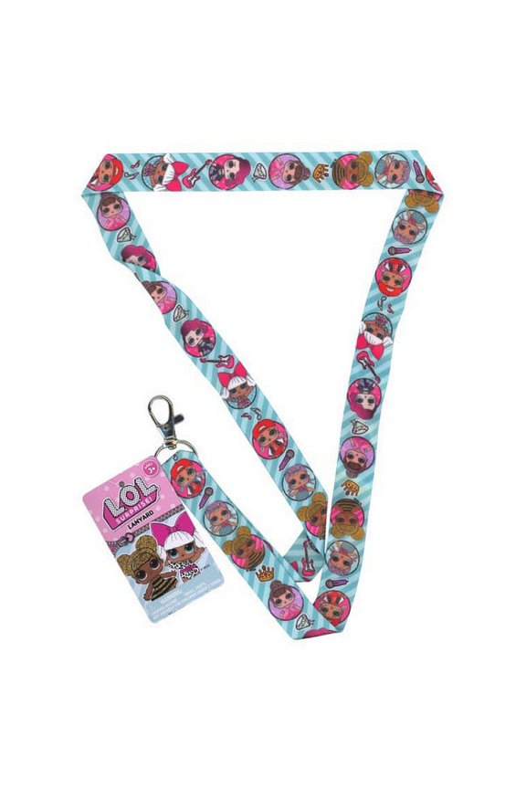 LOL Surprise Characters 17" Lanyard w/ Lobster Claw ID, Key, Holder Accessories