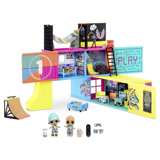 LOL Surprise Clubhouse Playset With 40+ Surprises and 2 Exclusives Dolls, Great Gift for Kids Ages 4 5 6+
