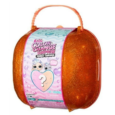 LOL Surprise Color Change Bubbly Surprise Orange With Exclusive Doll & Pet, Great Gift for Kids Ages 4 5 6+