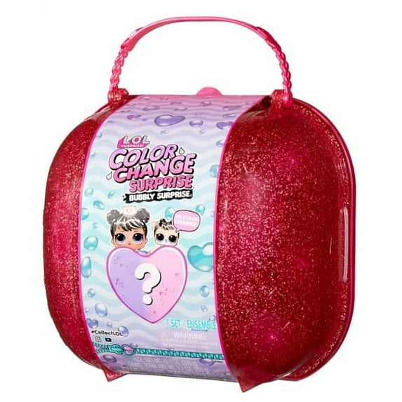 LOL Surprise Color Change Bubbly Surprise Pink with Exclusive Doll & Pet, Great Gift for Kids Ages 4 5 6+