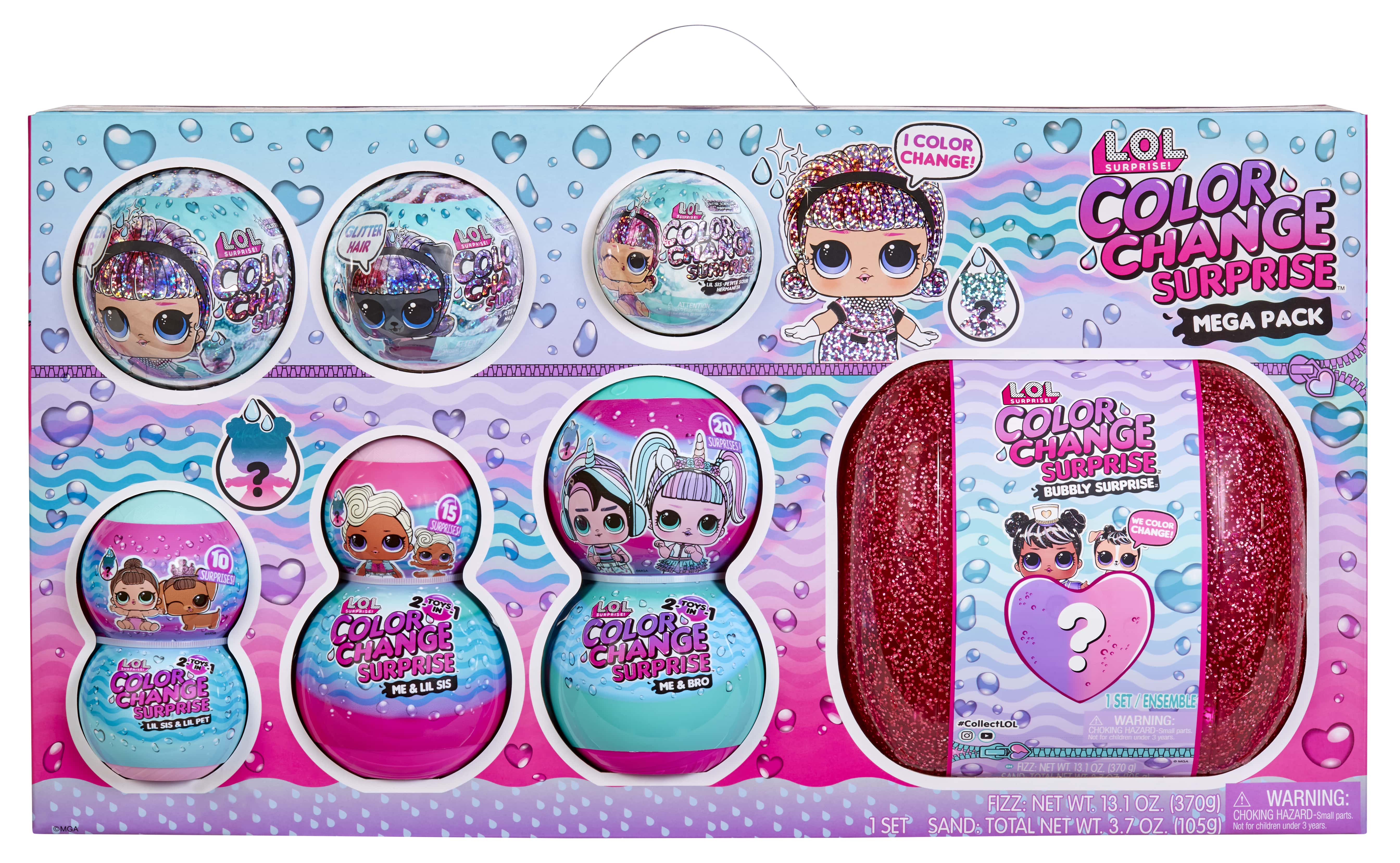LOL Surprise Color Change Mega Pack Collectible Doll Exclusive W 70 LOL Surprise Color Change Mega Pack Collectible Doll Exclusive W 70