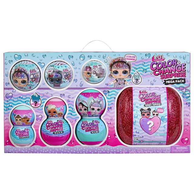 LOL Surprise Color Change Mega Pack Collectible Doll Exclusive w/ 70+ Surprises Age 4+
