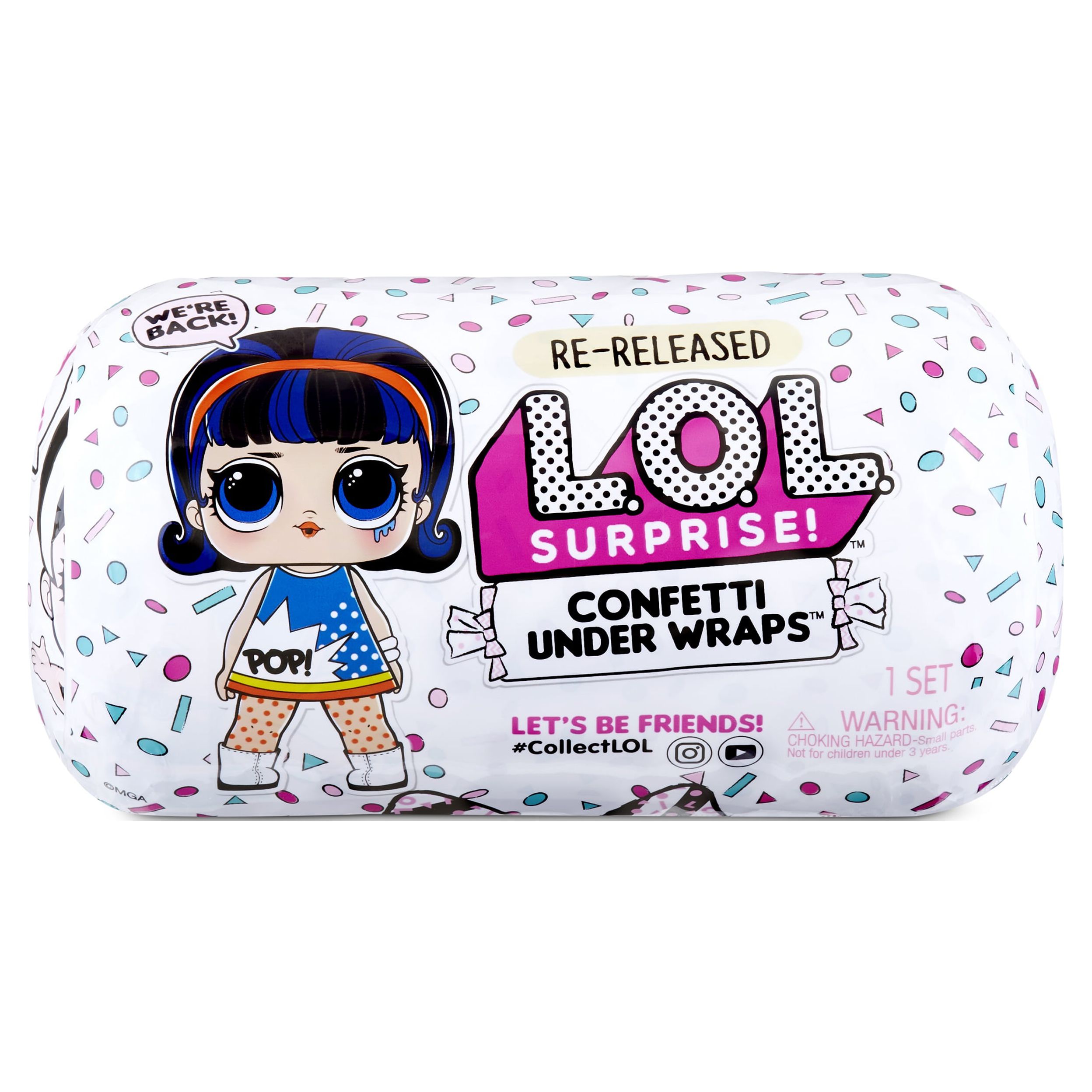 LOL Surprise Confetti Under Wraps Re-released Doll With 15 Surprises - Toys for Girls Ages 4 5 6+ - image 1 of 12