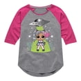 thumbnail image 1 of LOL Surprise! Dolls - Astro Alien Doll - Spacecraft - Toddler & Youth Girls Raglan Graphic T-Shirt, 1 of 5