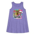 thumbnail image 1 of LOL Surprise! Dolls - B.B. Nation - Queen Bee, Neon QT, & Deva - Toddler & Youth Girls A-line Dress, 1 of 3
