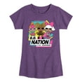 thumbnail image 1 of LOL Surprise! Dolls - B.B. Nation - Queen Bee, Neon QT, & Deva - Toddler & Youth Girls Short Sleeve Graphic T-Shirt, 1 of 4