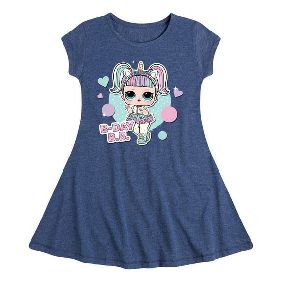 LOL Surprise! Dolls - B-Day B.B. Besties Celebrate Birthdays - Toddler & Youth Girls Fit & Flare Dress