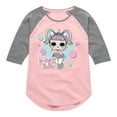 thumbnail image 1 of LOL Surprise! Dolls - B-Day B.B. Besties Celebrate Birthdays - Toddler & Youth Girls Raglan Graphic T-Shirt, 1 of 4