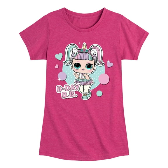 LOL Surprise! Dolls - B-Day B.B. Besties Celebrate Birthdays - Toddler & Youth Girls Short Sleeve Graphic T-Shirt