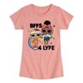 thumbnail image 1 of LOL Surprise! Dolls - BFF 4LYFE - Fit Queen & Foxy - Toddler & Youth Girls Short Sleeve Graphic T-Shirt, 1 of 4