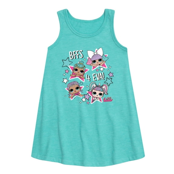 LOL Surprise! Dolls - BFFS 4 EVA - Besties - Toddler & Youth Girls A-line Dress