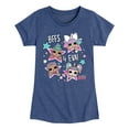 thumbnail image 1 of LOL Surprise! Dolls - BFFS 4 EVA - Besties - Toddler & Youth Girls Short Sleeve Graphic T-Shirt, 1 of 5