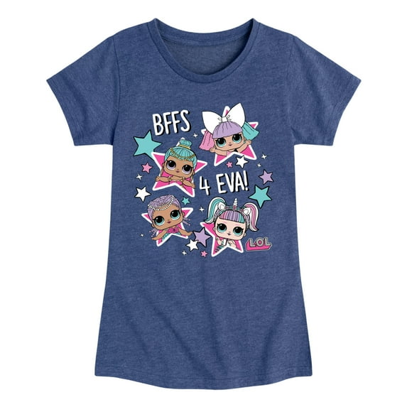 LOL Surprise! Dolls - BFFS 4 EVA - Besties - Toddler & Youth Girls Short Sleeve Graphic T-Shirt