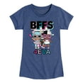 thumbnail image 1 of LOL Surprise! Dolls - BFFS 4Eva Bon Bon & Snuggle Babe - Toddler & Youth Girls Short Sleeve Graphic T-Shirt, 1 of 4