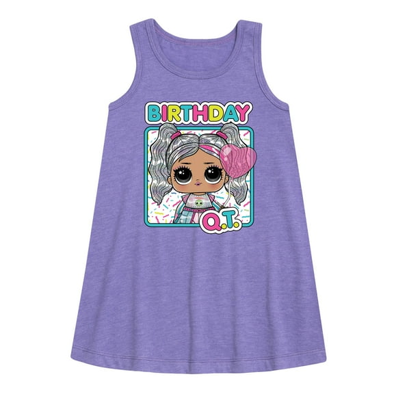 LOL Surprise! Dolls - Birthday QT - Celebrate - Toddler & Youth Girls A-line Dress