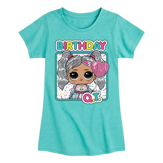 LOL Surprise! Dolls - Birthday QT - Celebrate - Toddler & Youth Girls Short Sleeve Graphic T-Shirt