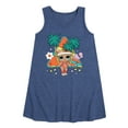 thumbnail image 1 of LOL Surprise! Dolls - Boogie Babe - Retro Style with Palm Trees - Toddler & Youth Girls A-line Dress, 1 of 5