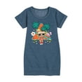 thumbnail image 1 of LOL Surprise! Dolls - Boogie Babe - Retro Style with Palm Trees - Toddler & Youth Girls Fleece Dress, 1 of 5