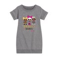thumbnail image 1 of LOL Surprise! Dolls - Bravo Babes - Toddler & Youth Girls Fleece Dress, 1 of 1