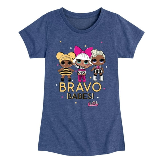 LOL Surprise! Dolls - Bravo Babes - Toddler & Youth Girls Short Sleeve Graphic T-Shirt