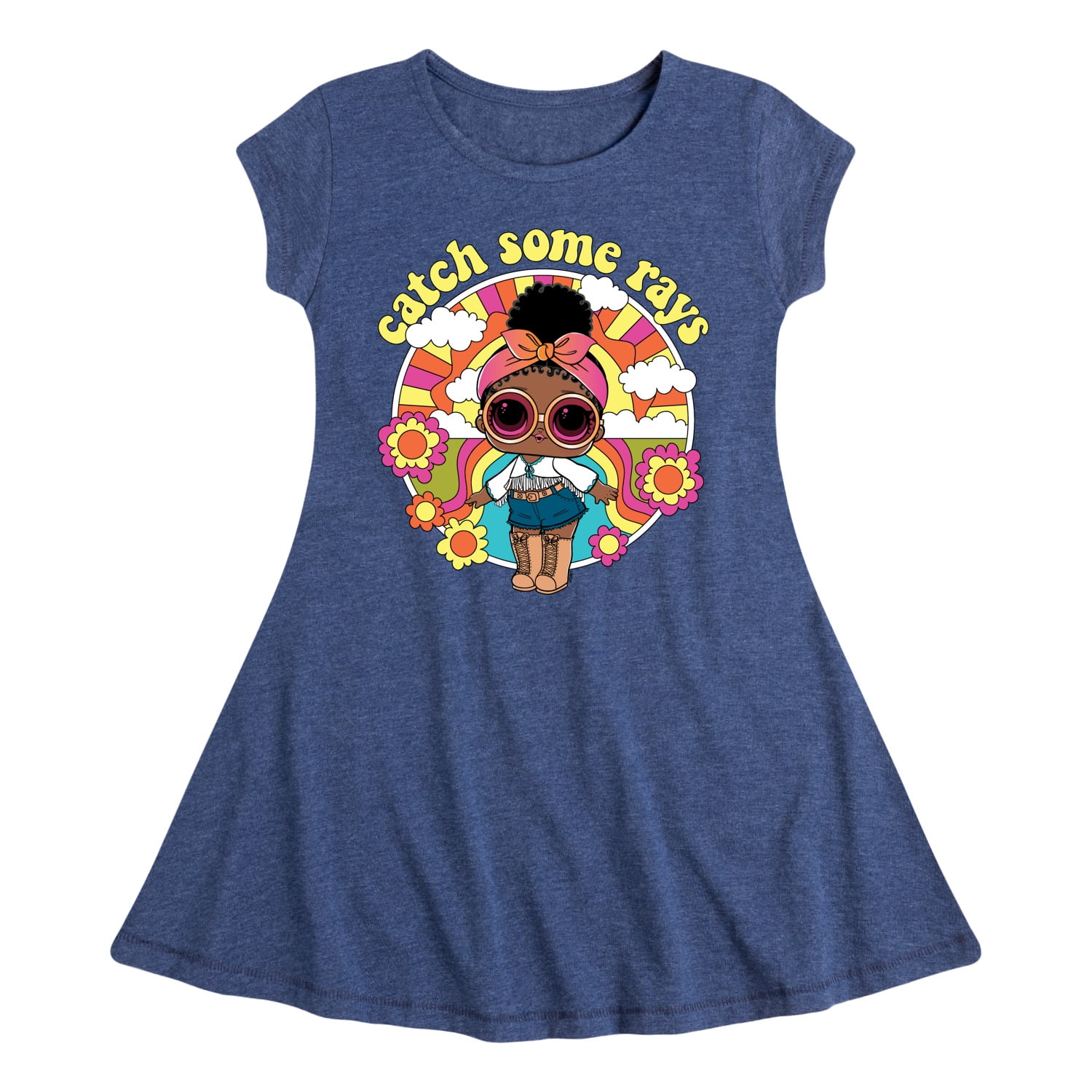 LOL Surprise! Dolls - Catch Some Rays - Foxy - Toddler & Youth Girls Fit & Flare  Dress - Walmart.com