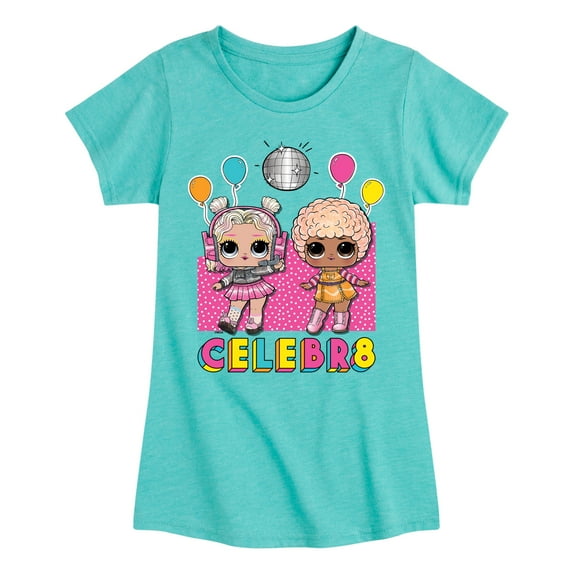 LOL Surprise! Dolls - Celebr8 - Dance & Party Queens - Toddler & Youth Girls Short Sleeve Graphic T-Shirt
