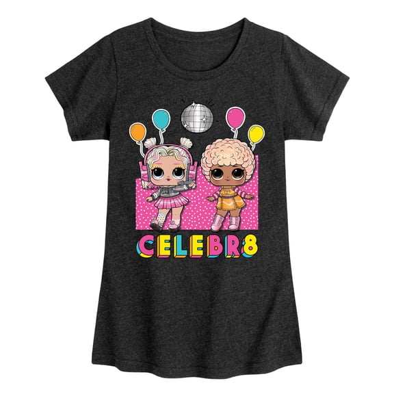 LOL Surprise! Dolls - Celebr8 - Dance & Party Queens - Toddler & Youth Girls Short Sleeve Graphic T-Shirt