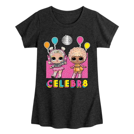 LOL Surprise! Dolls - Celebr8 - Dance & Party Queens - Toddler & Youth Girls Short Sleeve Graphic T-Shirt