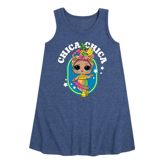 LOL Surprise! Dolls - Chica Chica Tropical - Toddler & Youth Girls A-line Dress