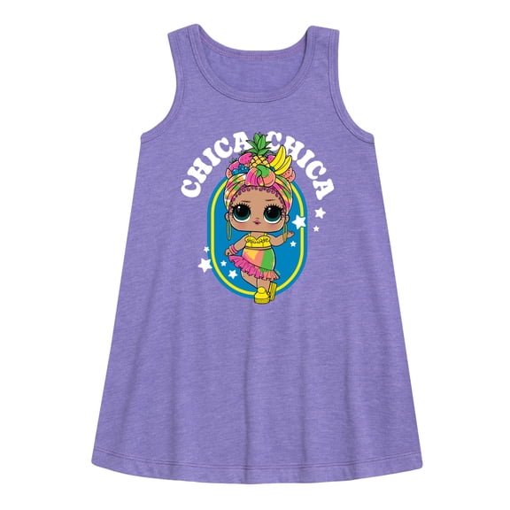 LOL Surprise! Dolls - Chica Chica Tropical - Toddler & Youth Girls A-line Dress