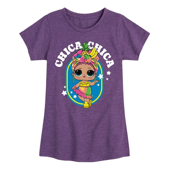 LOL Surprise! Dolls - Chica Chica Tropical - Toddler & Youth Girls Short Sleeve Graphic T-Shirt