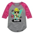 thumbnail image 1 of LOL Surprise! Dolls - Cotton Candy - Toddler & Youth Girls Raglan Graphic T-Shirt, 1 of 4