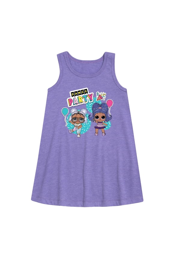 LOL Surprise! - Dance Party Graphic Sleeveless Aline Dress