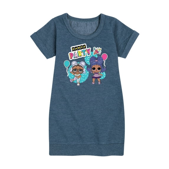 LOL Surprise! Dolls - Dance Party - Let's Celebrate - Toddler & Youth Girls Fleece Dress
