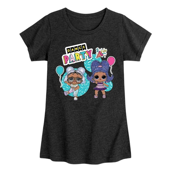 LOL Surprise! Dolls - Dance Party - Let's Celebrate - Toddler & Youth Girls Short Sleeve Graphic T-Shirt