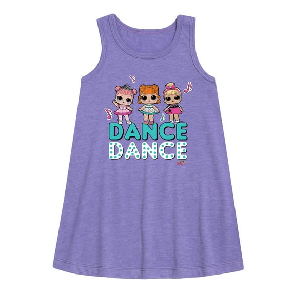 LOL Surprise! Dolls - Dancing Dolls Dance - Toddler & Youth Girls A-line Dress