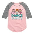 thumbnail image 1 of LOL Surprise! Dolls - Dancing Dolls Dance - Toddler & Youth Girls Raglan Graphic T-Shirt, 1 of 5