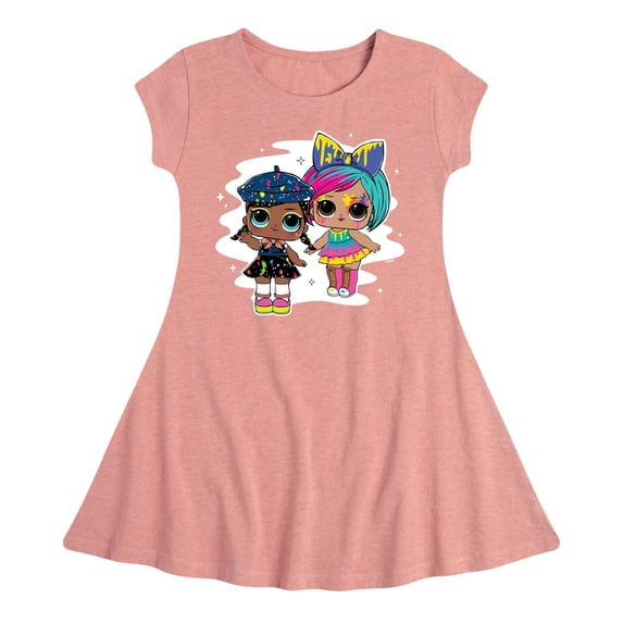 LOL Surprise! Dolls - Drip Drop Painting Girls - Toddler & Youth Girls Fit & Flare Dress